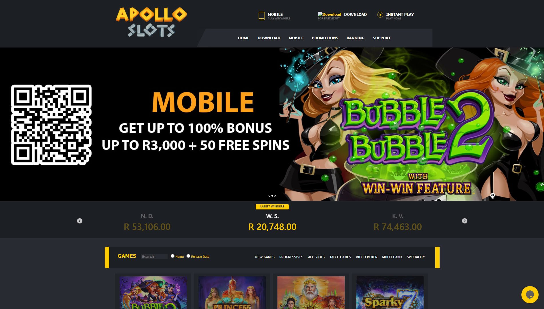Apollo Slots Casino Review
