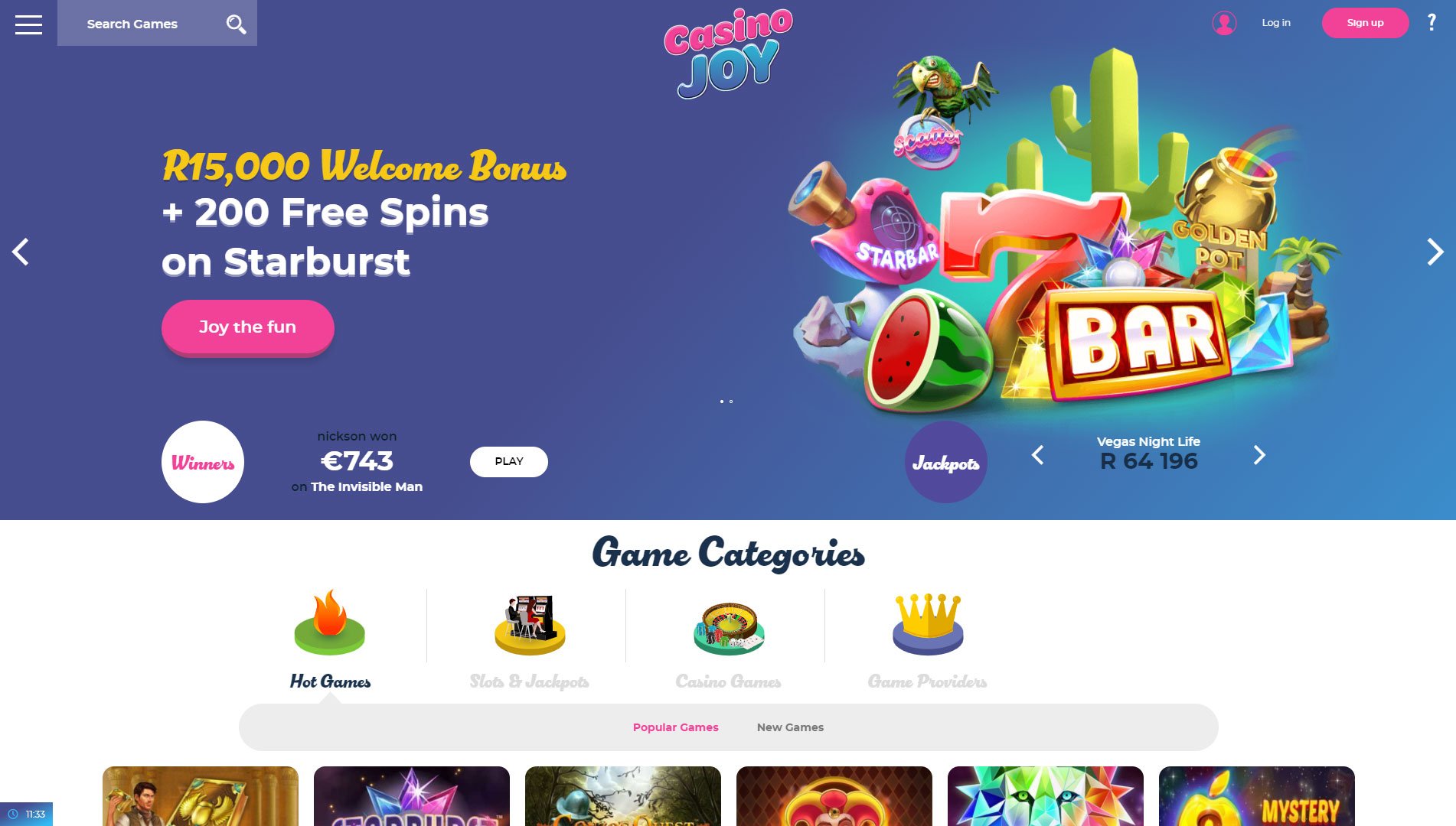 Casino Joy Review