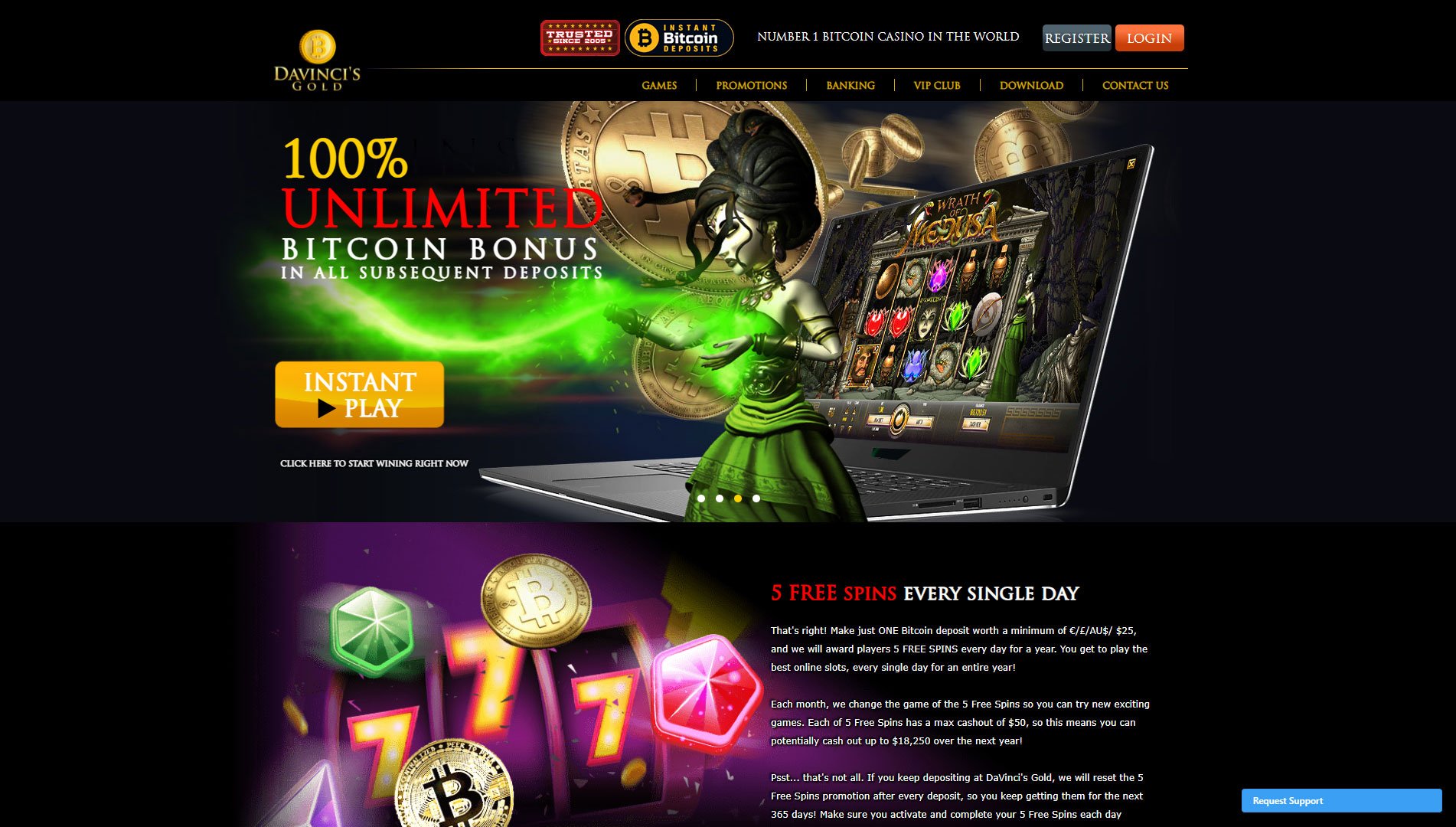 Da Vinci’s Gold Casino Review