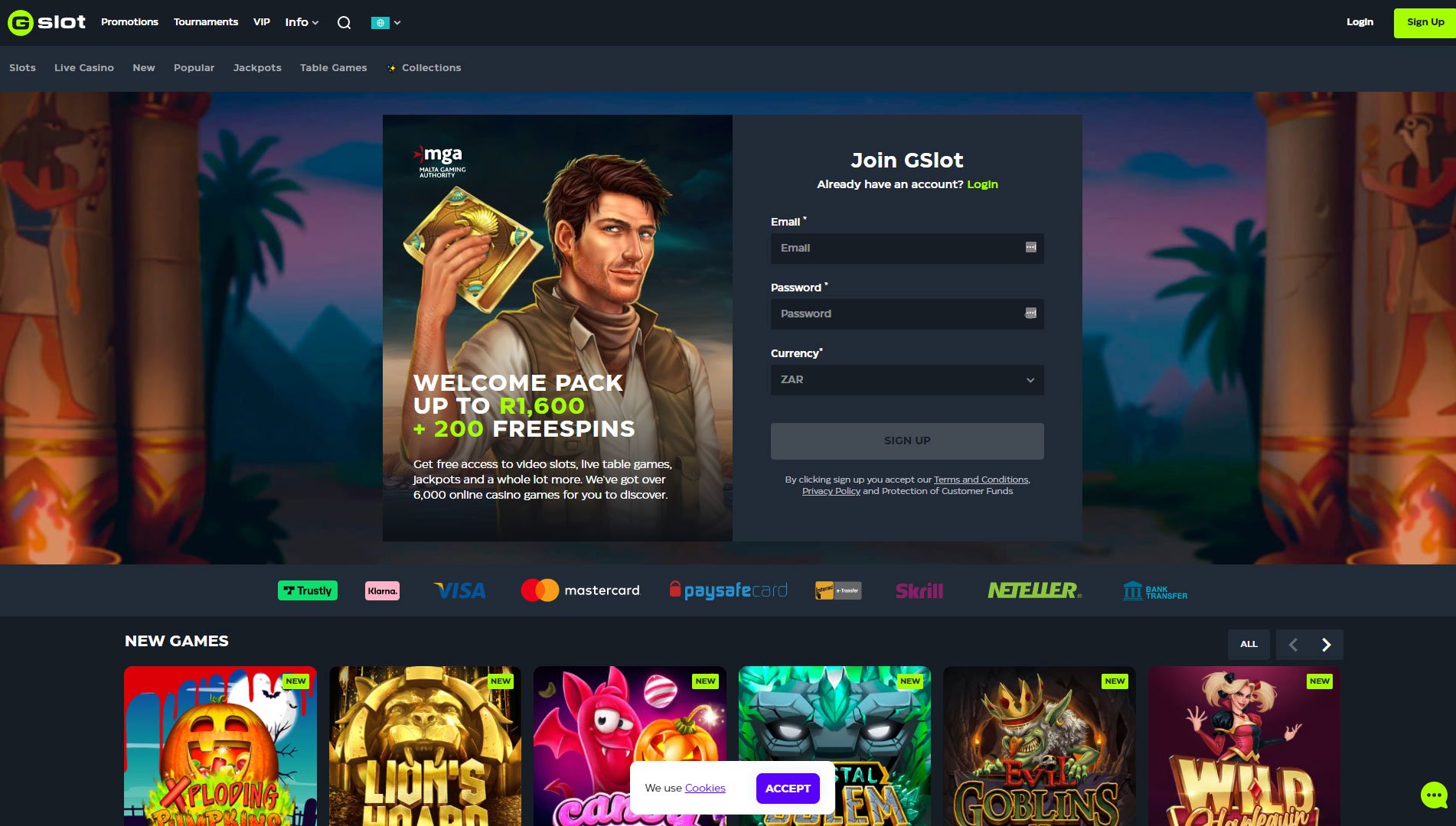 GSlot Casino Review