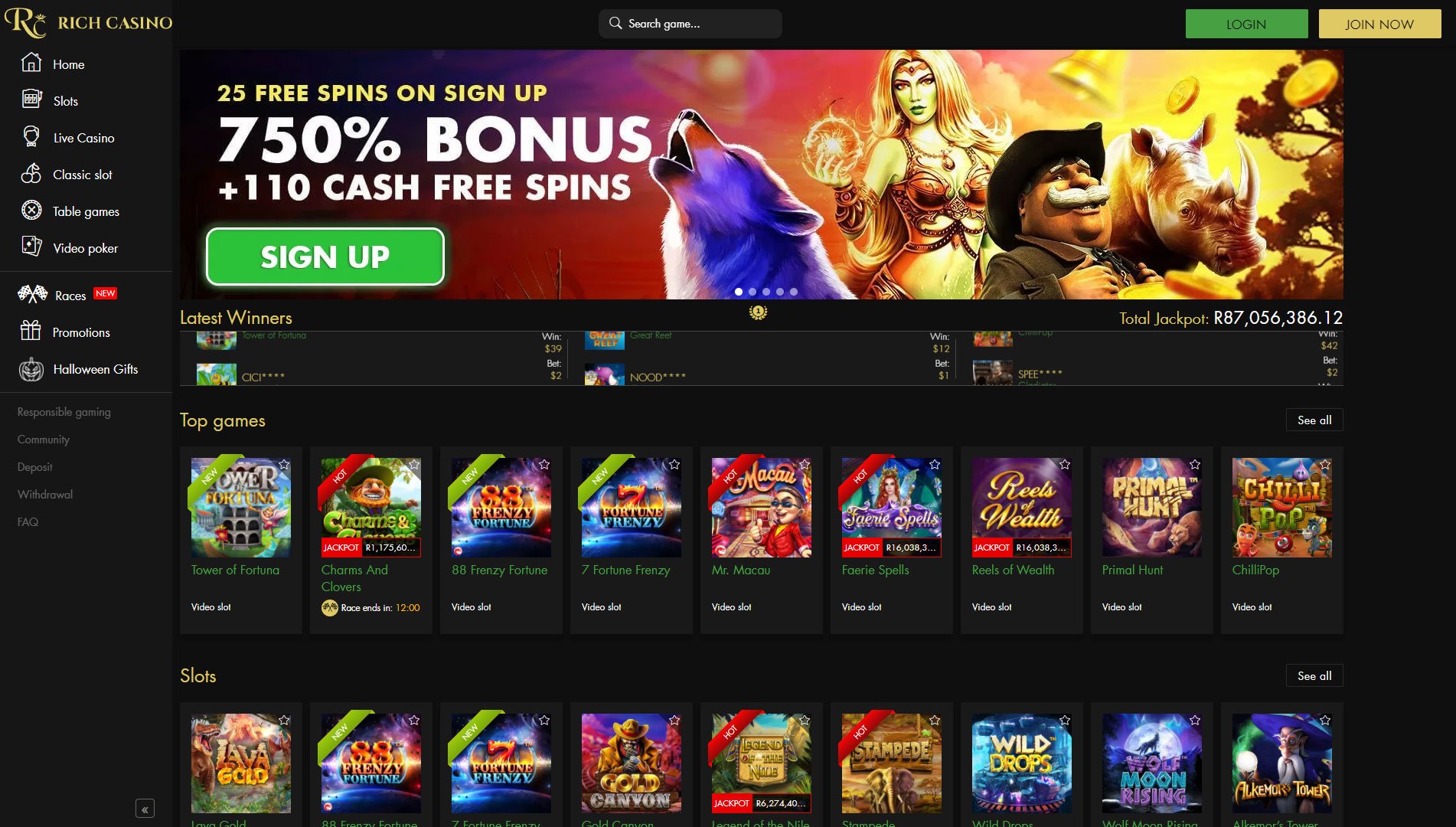 Rich Casino Review