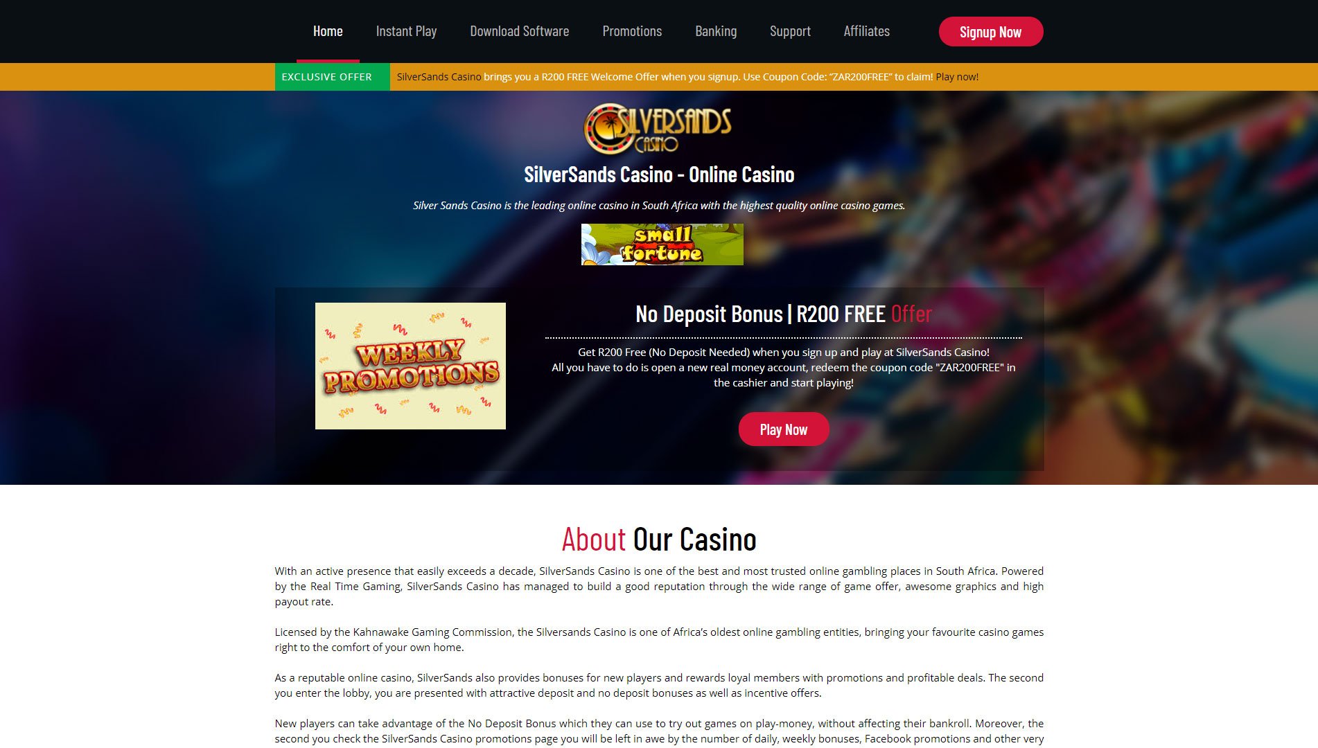 Silver Sands Casino Review