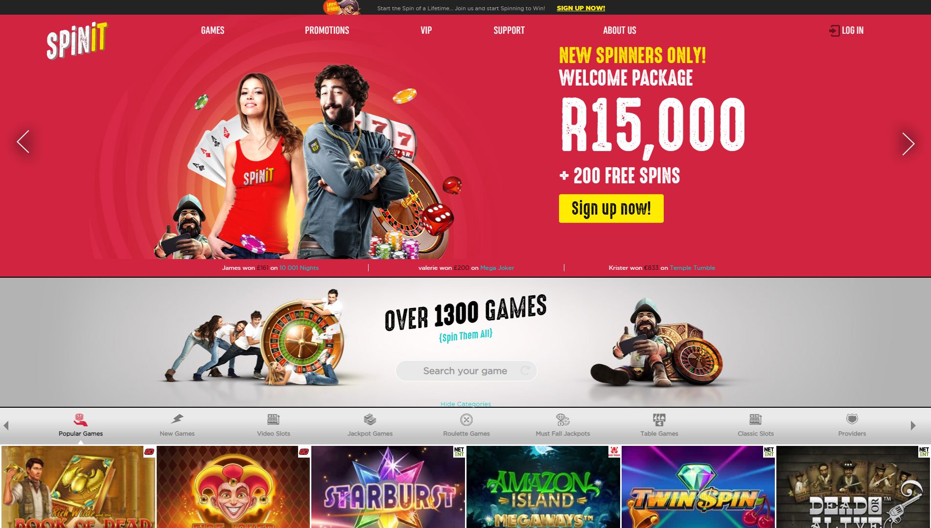 Spinit Casino Review