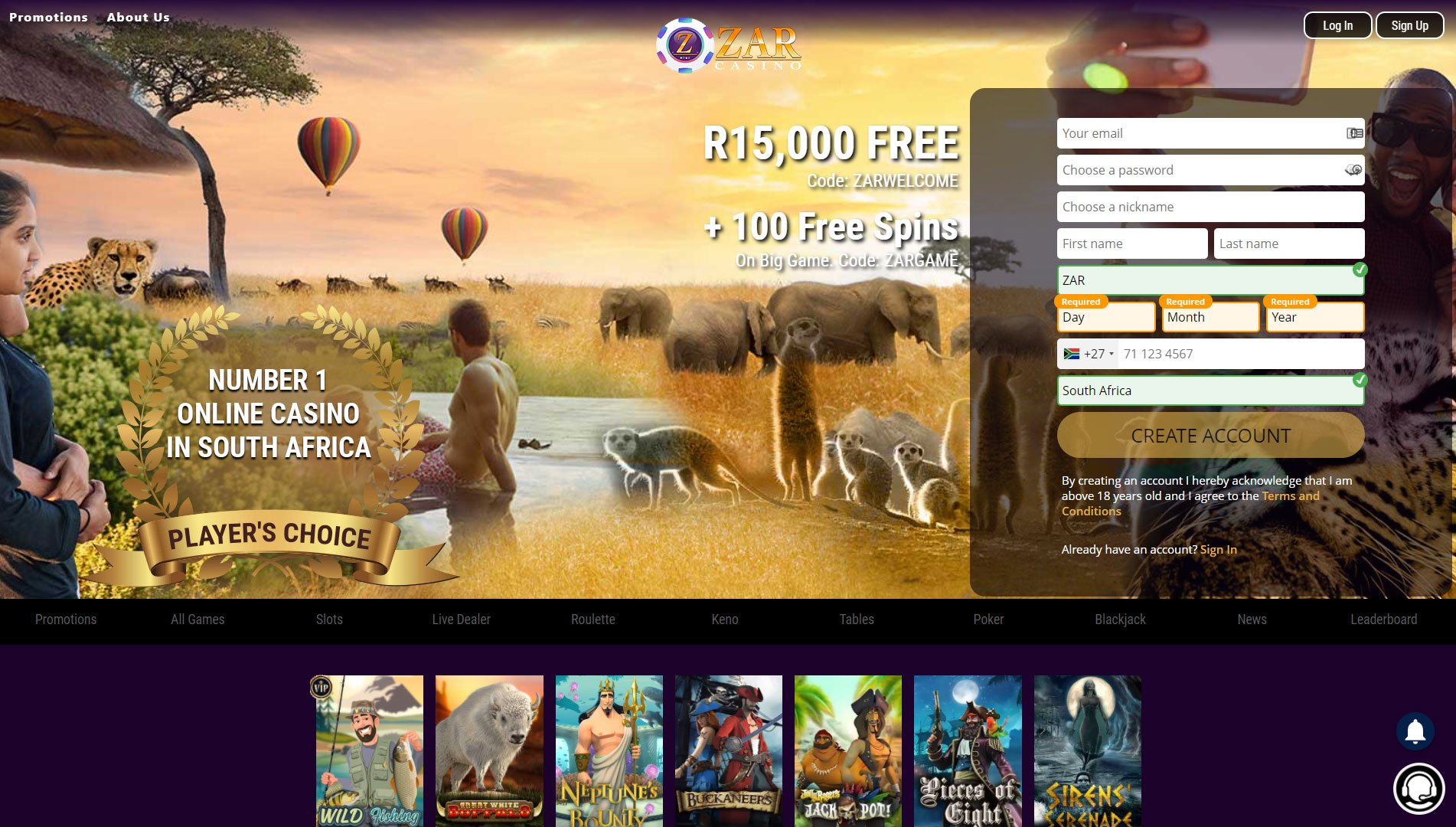 Zar Casino Review